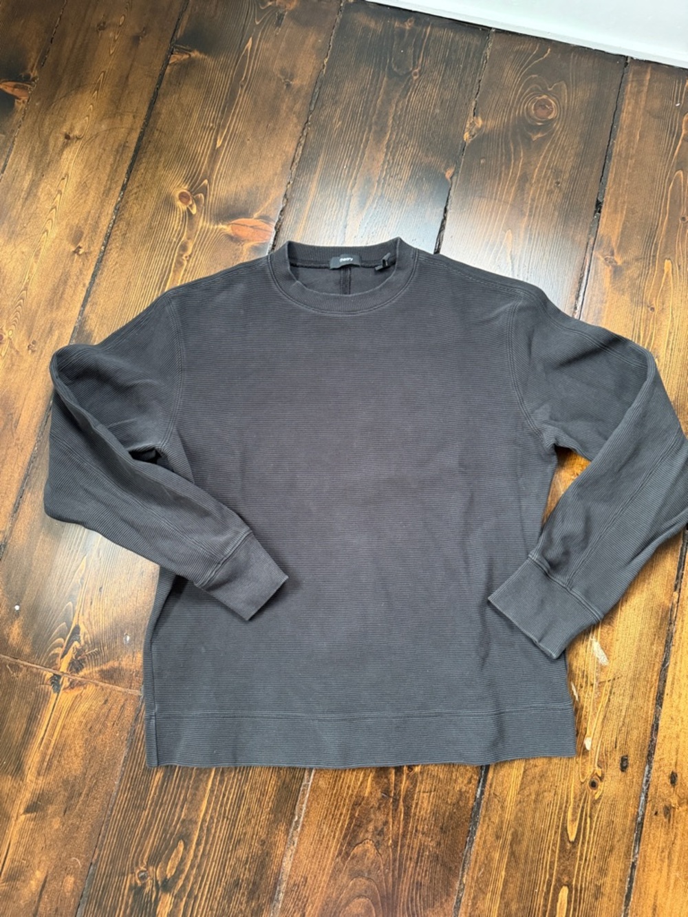 Theory Men's black Crewneck Sweater